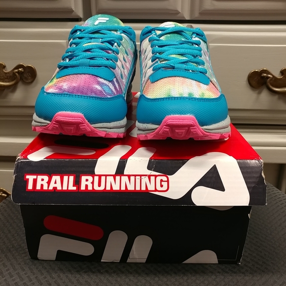 FILA Evergrand TR 21.5 Women's Trail Running Shoes Size 8 Atomic Blue - Picture 12 of 16